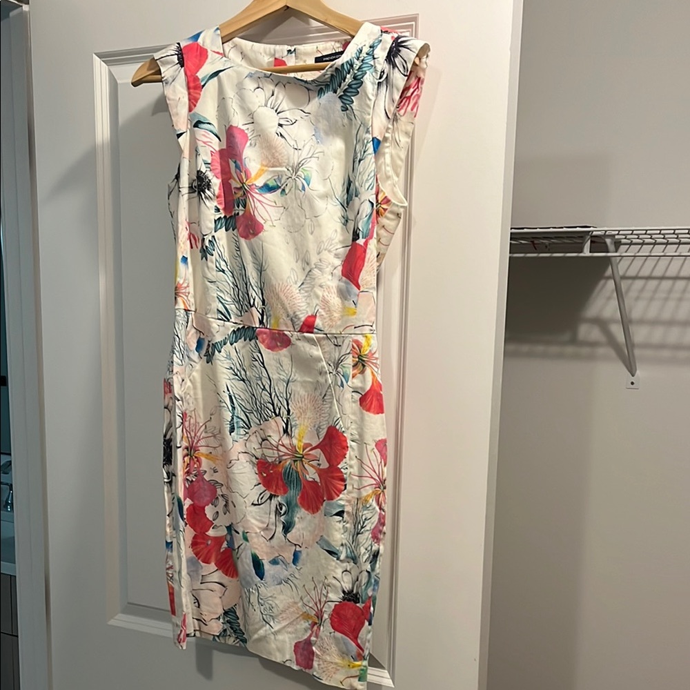 French Connection Vibrant multi-color Midi Dress